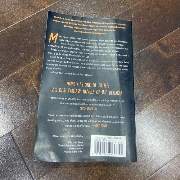 “Middlegame” paperback book - Picture 2 of 2